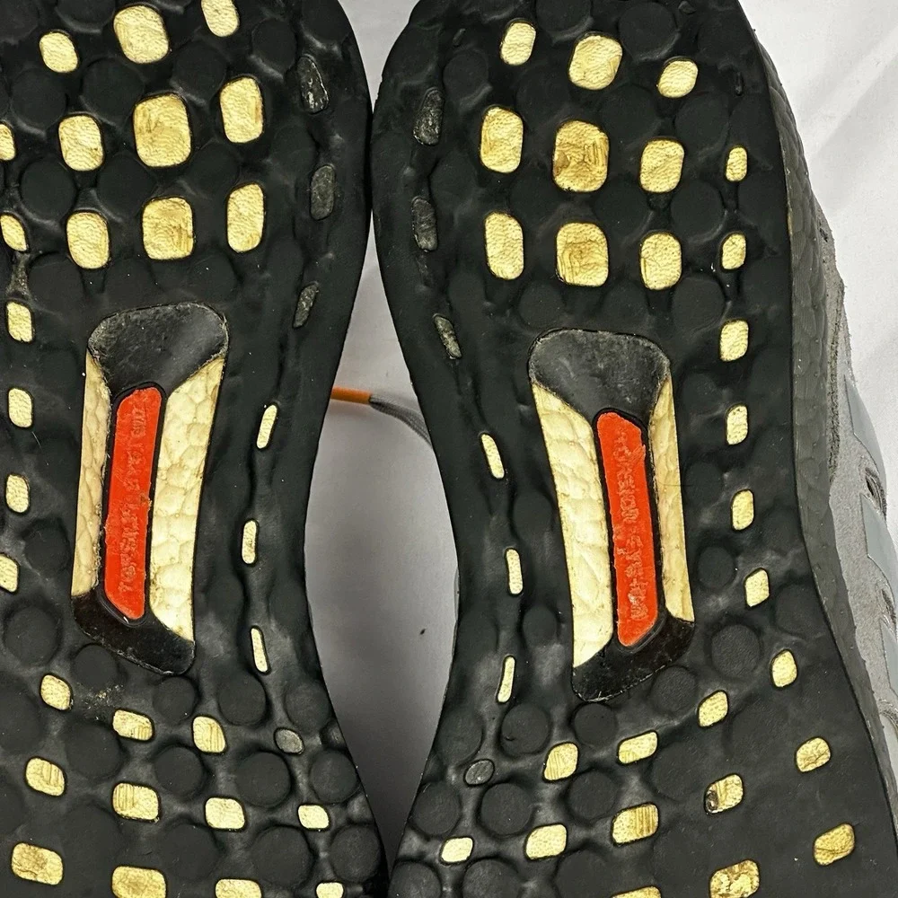 Adidas Ultraboost S&L Suede Leather Light‎ Granite Gray EF2026 Men's Size 10